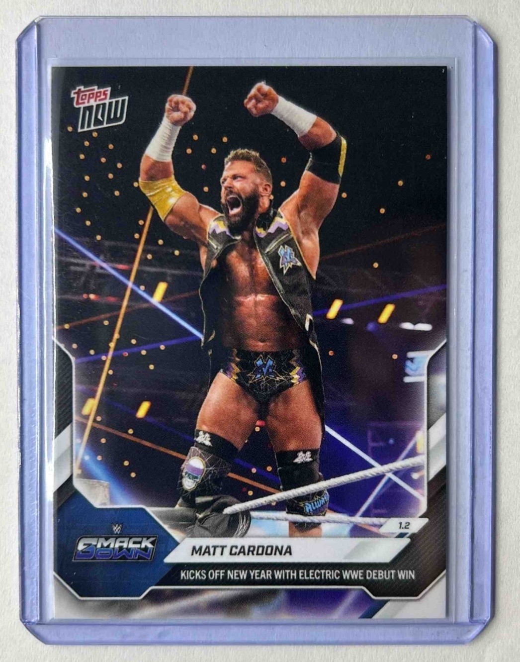 Matt Cardona 2026 WWE Topps Now #1 1.2.2026 WWE Smackdown PR: 2326
