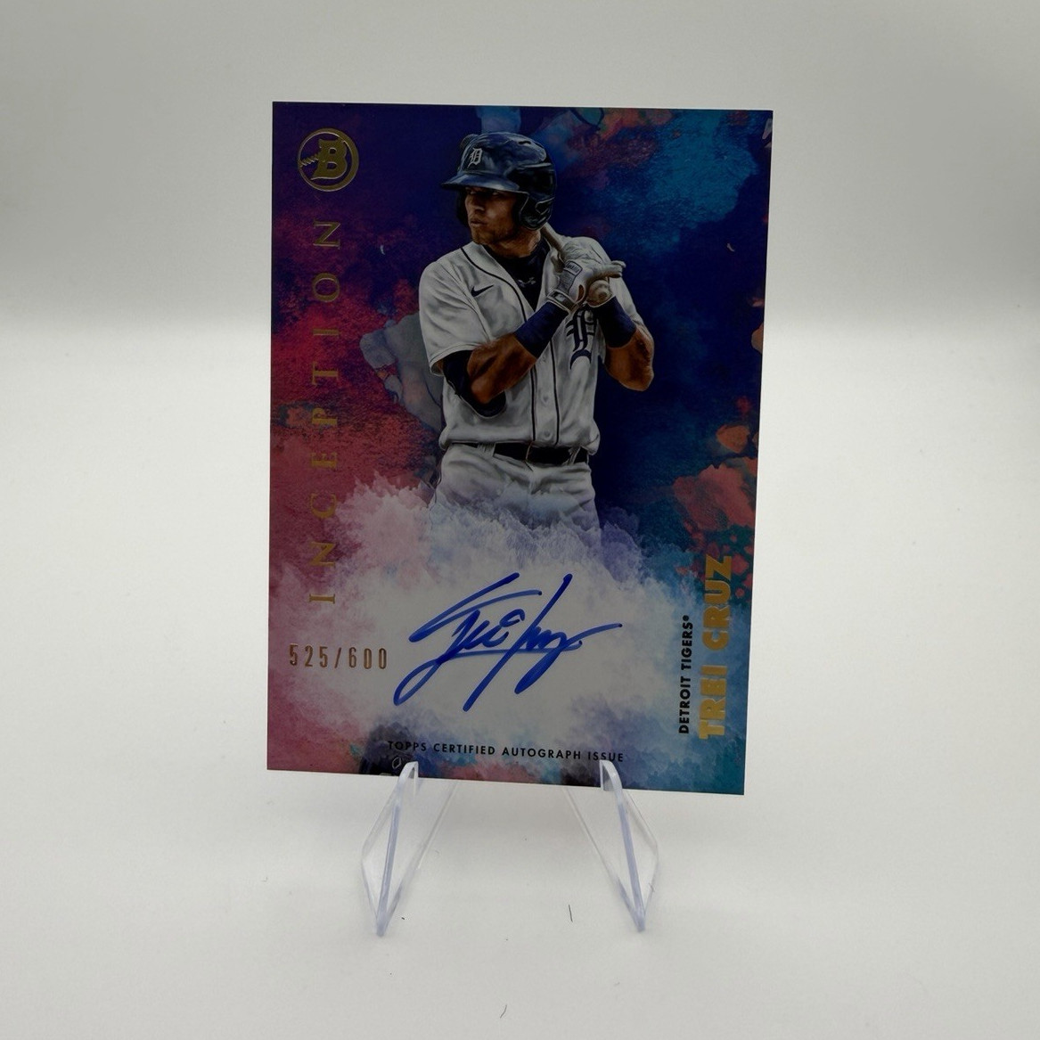 2021 Bowman Inception Trei Cruz Auto /600 #PA-TC Tigers