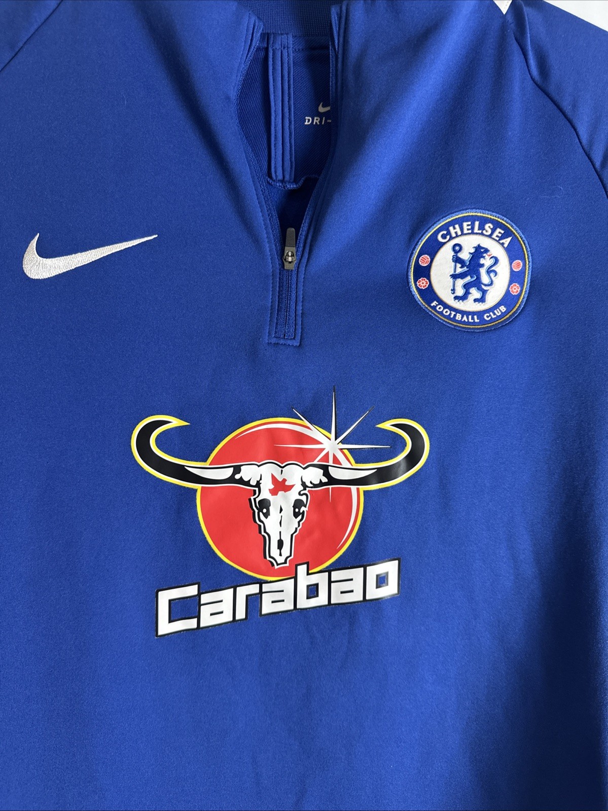 CHELSEA 2018 2019 FOOTBALL SOCCER SQUAD DRILL TOP NIKE Men’s Size Medium