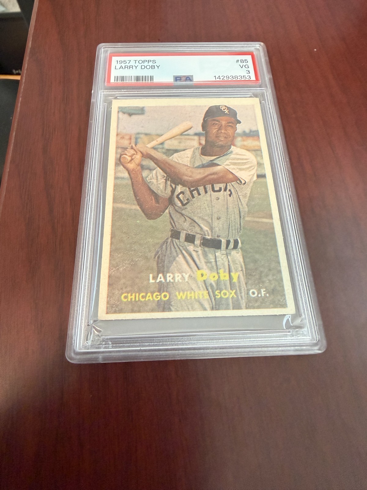 1957 Topps #85 Larry Doby HOF. PSA 3