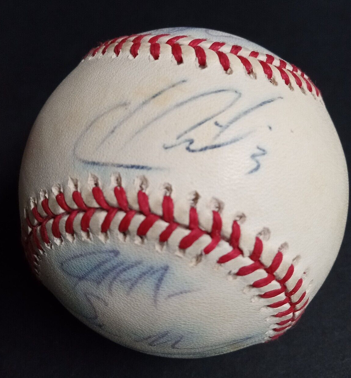 2006 Tampa Bay Devil Rays Team Signed American League Baseball (10 autographs) c