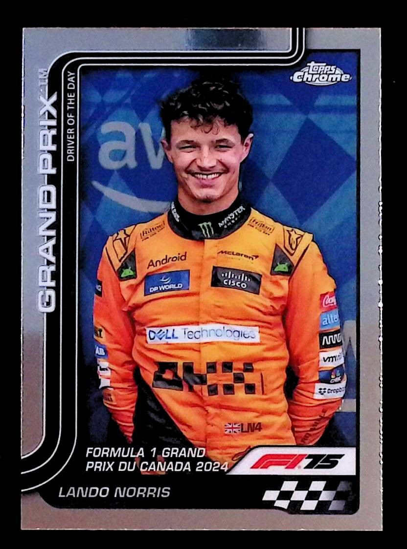 Lando Norris 2025 Topps Chrome Formula 1 #130 McLaren F1