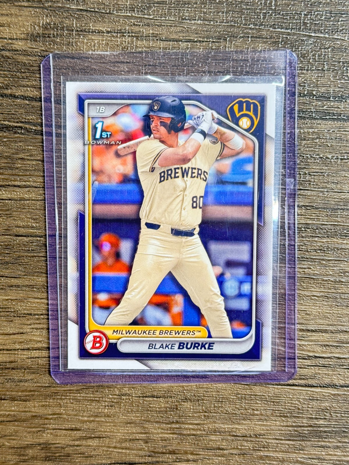 2024 Bowman Draft BLAKE BURKE 1ST BOWMAN Brewers #BD-95
