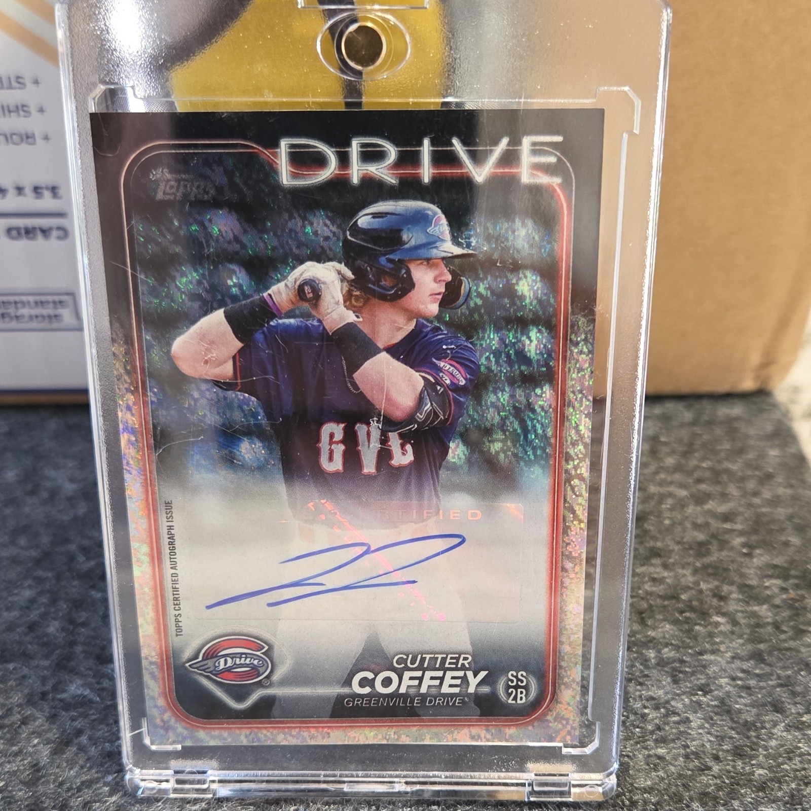 Topps 2024 Pro Debut Cutter Coffey RC Auto PD-113 Sparkle Foil /199