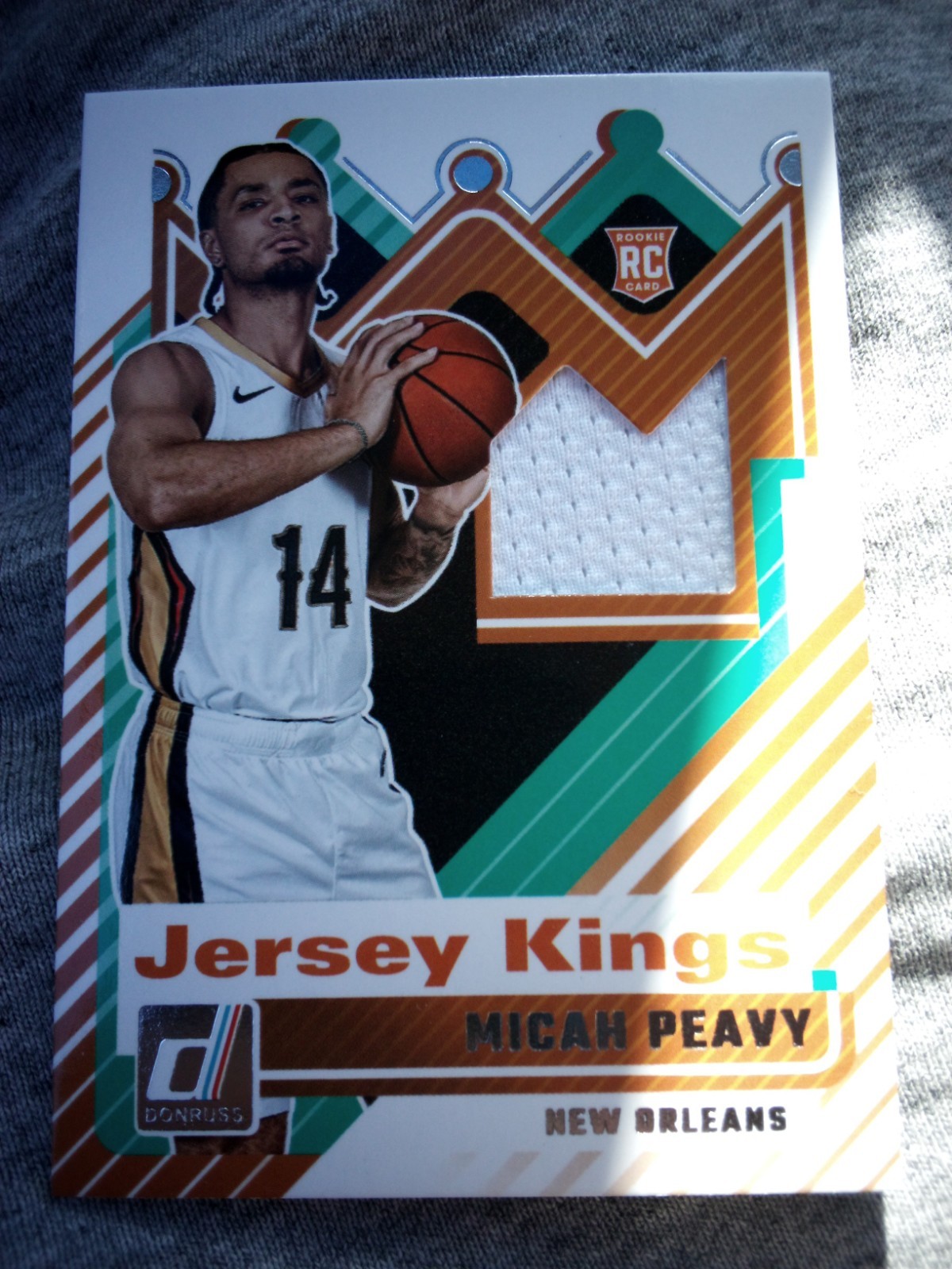 2026 Donruss Micah Peavy Jersey Kings