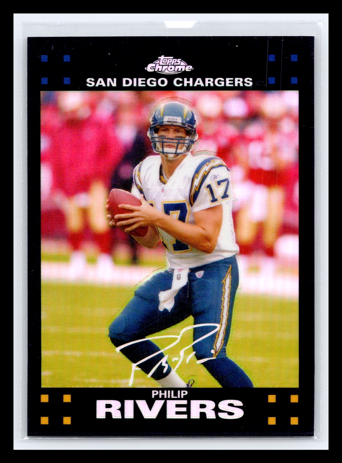 2007 Topps Chrome #TC8 Philip Rivers Refractor San Diego Chargers