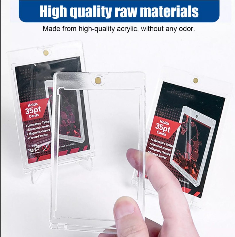 You Pick! Magnetic Card Holder 35 55 75 100 130 180 pt One-Touch UV Protection