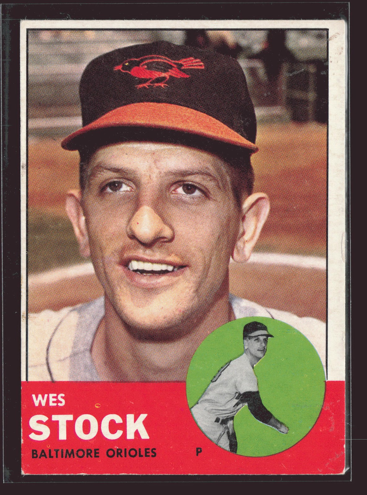 1963 Topps #438 Wes Stock Baltimore Orioles
