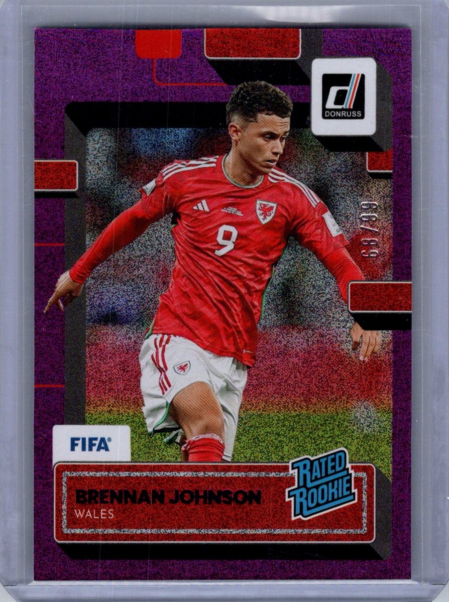 2022-23 Donruss #192 Brennan Johnson Purple #/99