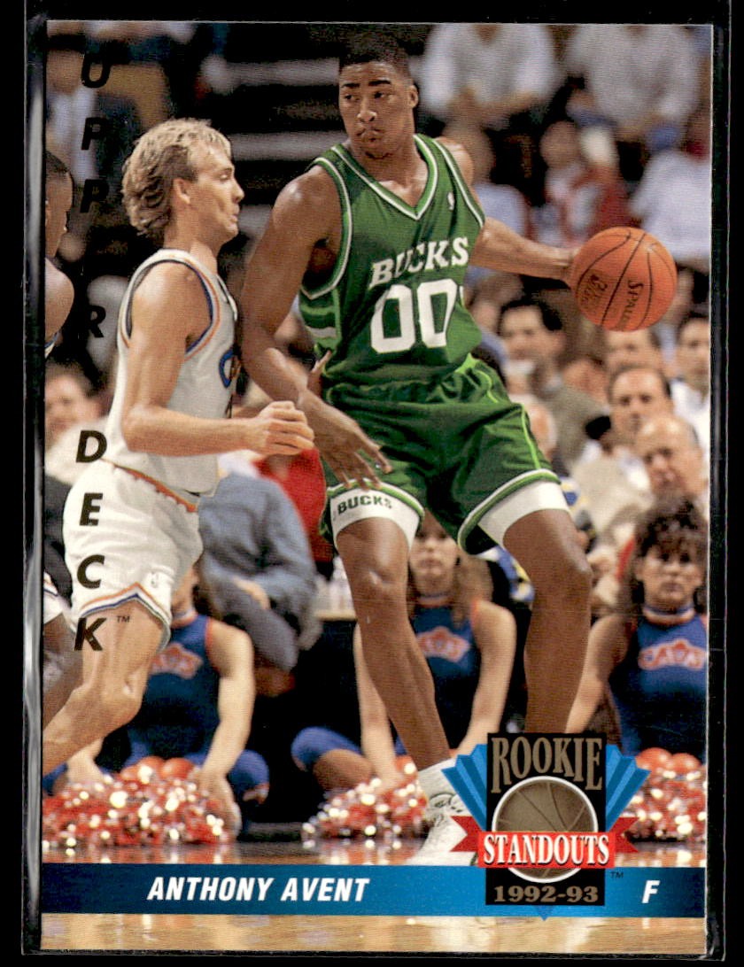 1992-93 Upper Deck #RS10 Anthony Avent Rookie Standouts Basketball Card 2702A
