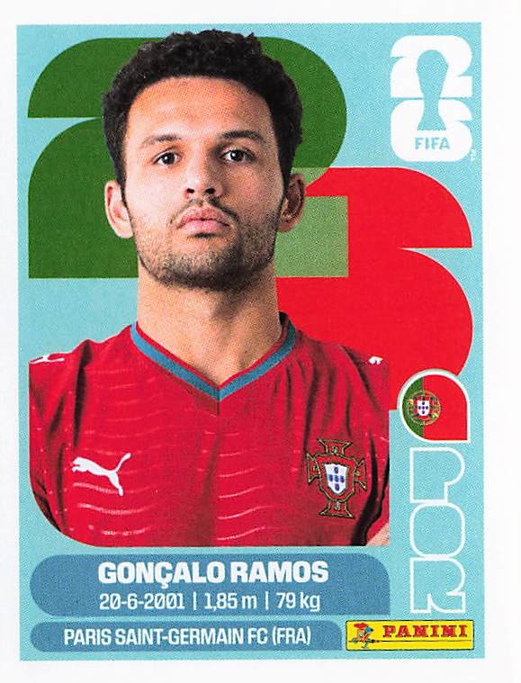 2026 FIFA PANINI STICKER POR18 Gonçalo Ramos