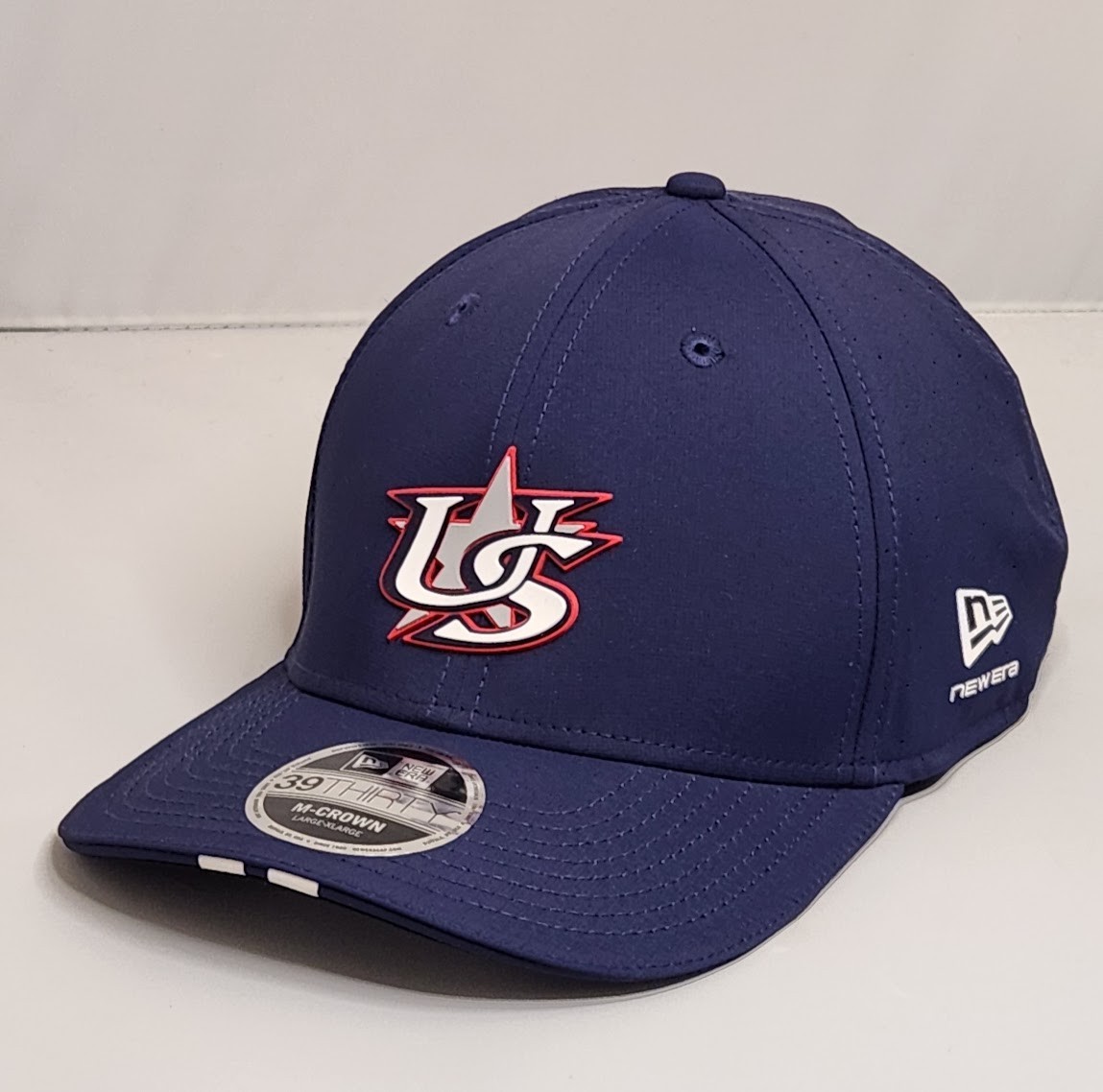 USA WBC World Baseball Classic 39Thirty Stretch Fit L/XL Hat New Era