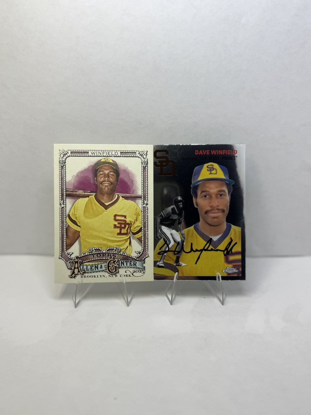 2023 Topps Chrome Platinum Anniversary – Dave Winfield #415 and #151