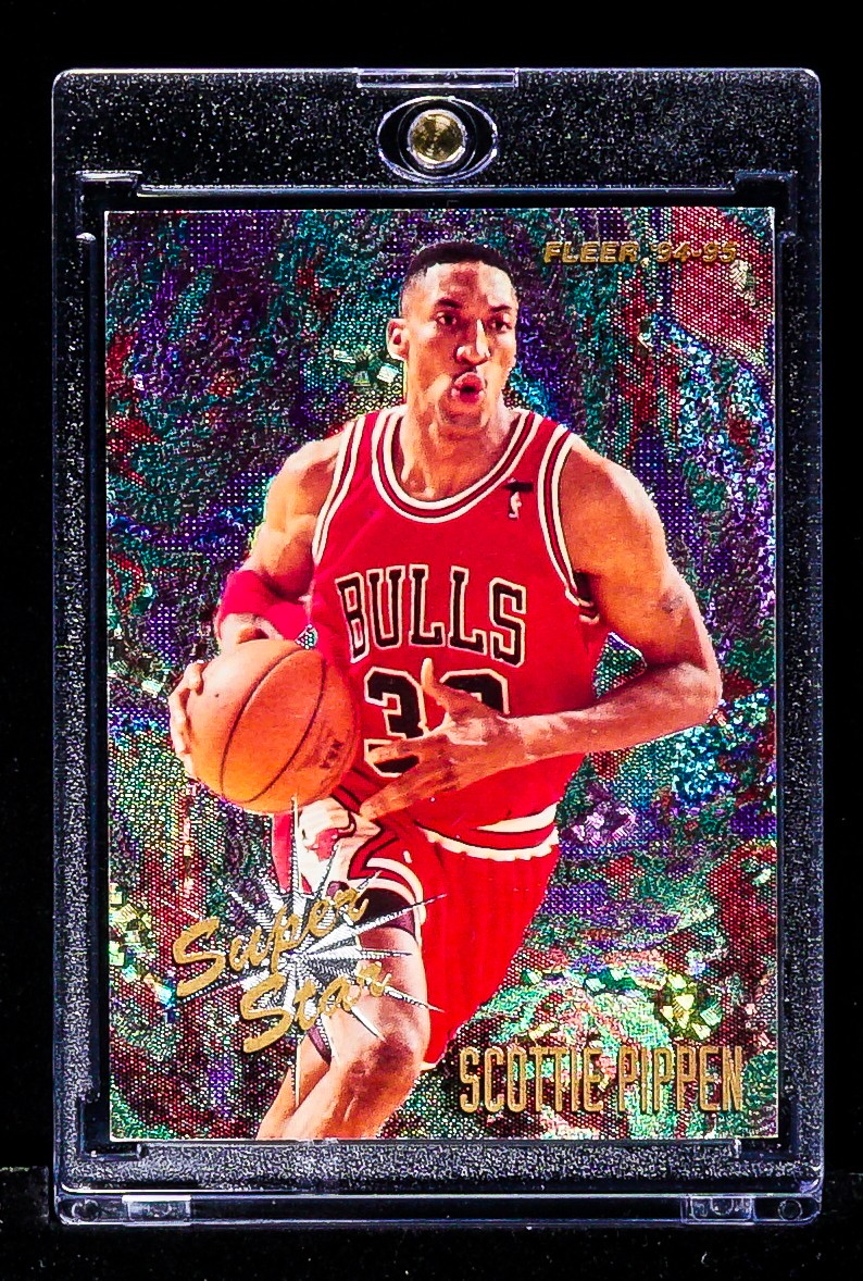 Scottie Pippen ULTRA RARE METAL FOIL PRIZM INVESTMENT CARD Chicago Bulls SSP