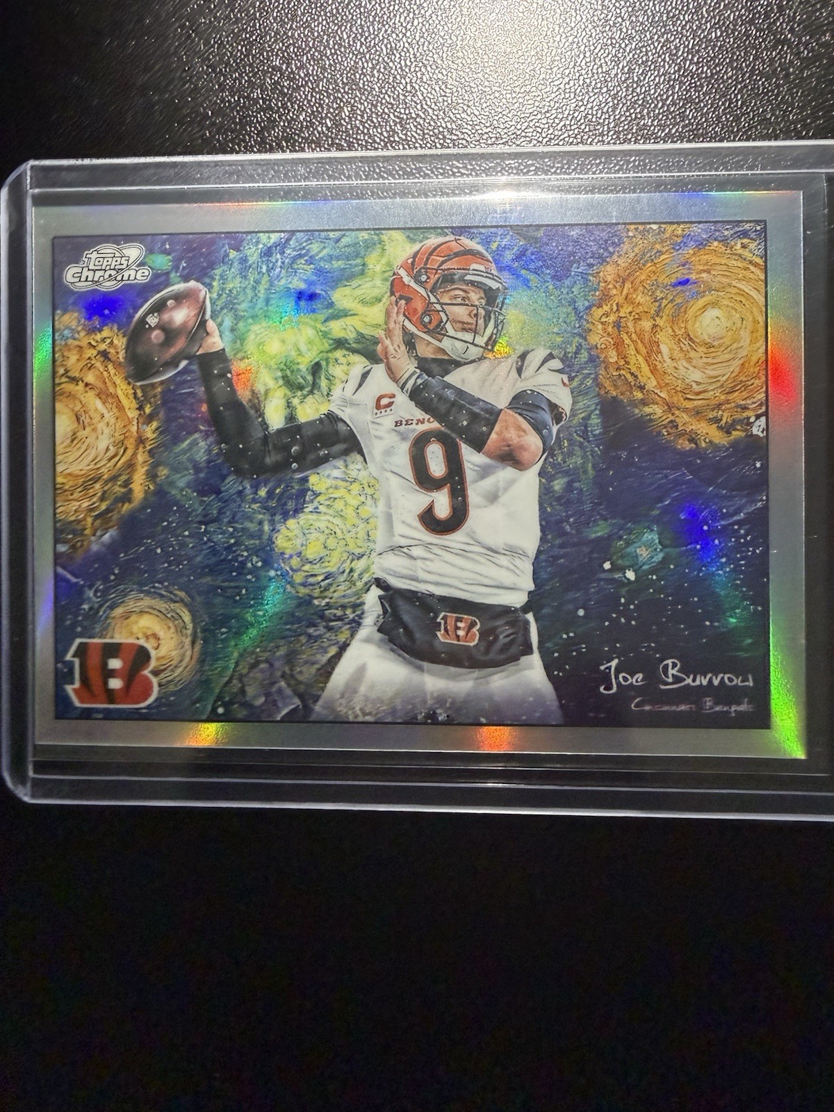 2025 Topps Chrome Cosmic Joe Burrow Stars in the Night #STN-13 Bengals