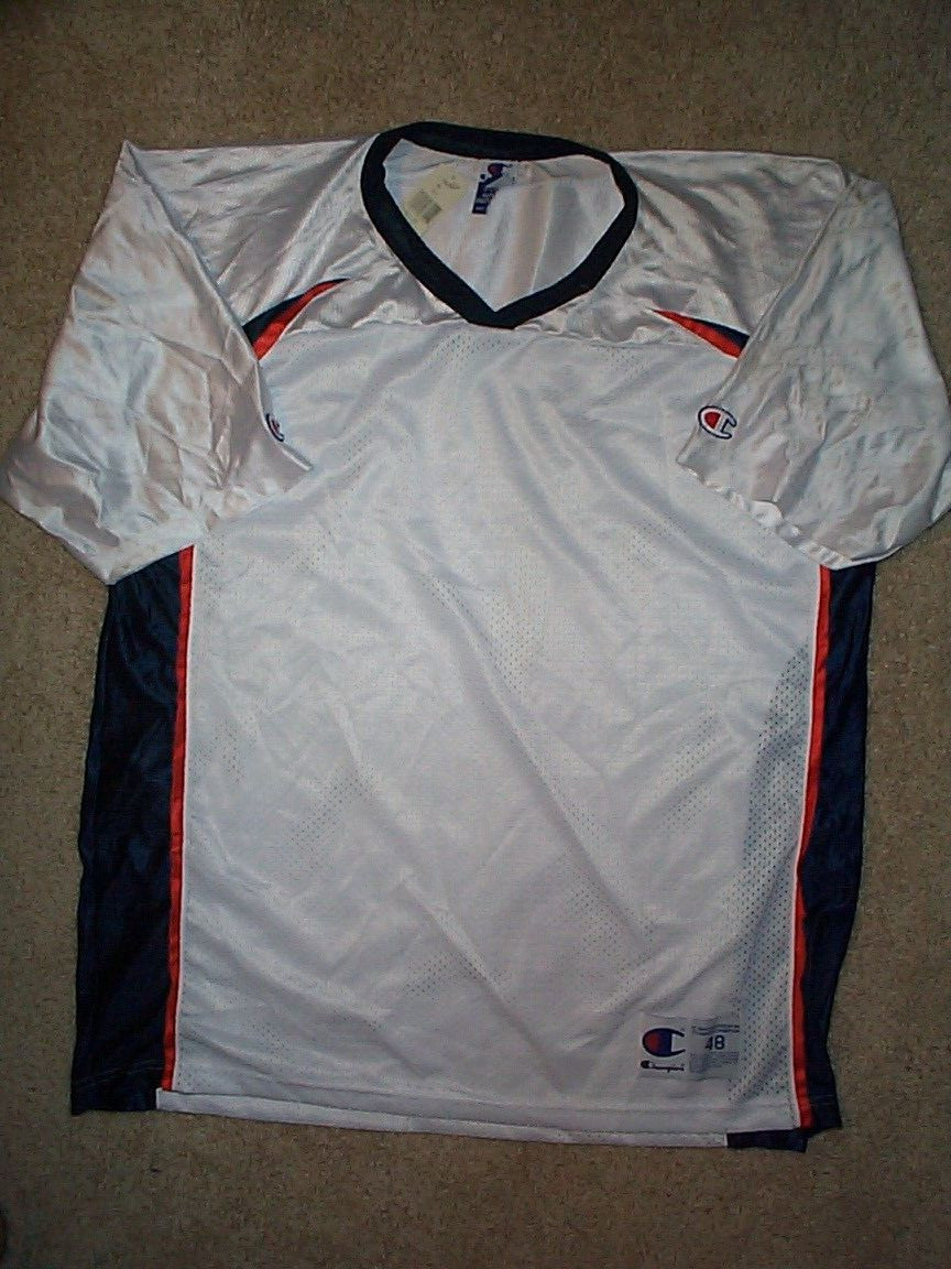 *IRREGULAR* Denver Broncos BLANK nfl VINTAGE Jersey Adult MENS/MEN’S (xl)