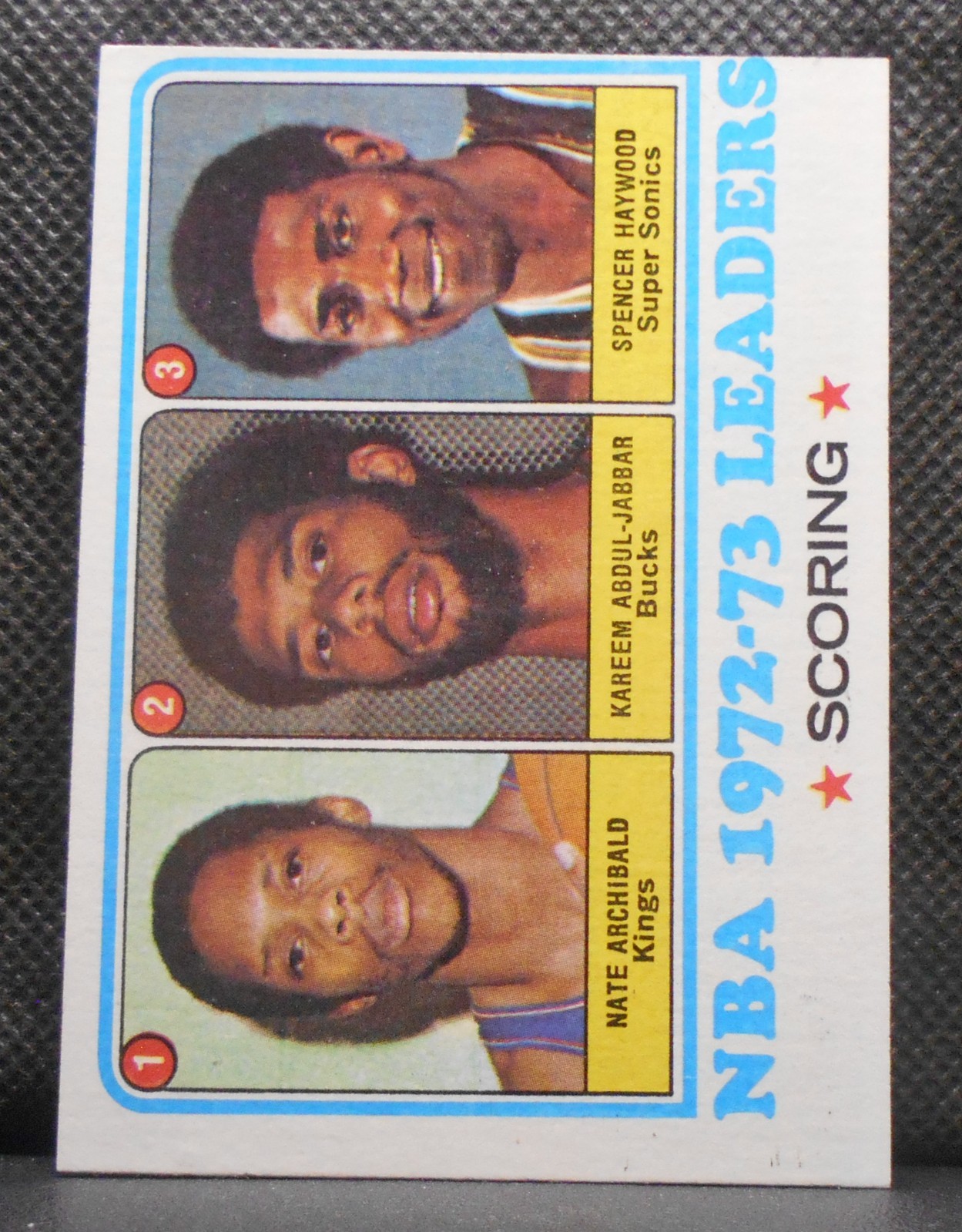 1974-75 Topps #144 1973/74 NBA Scoring Leaders Jabbar