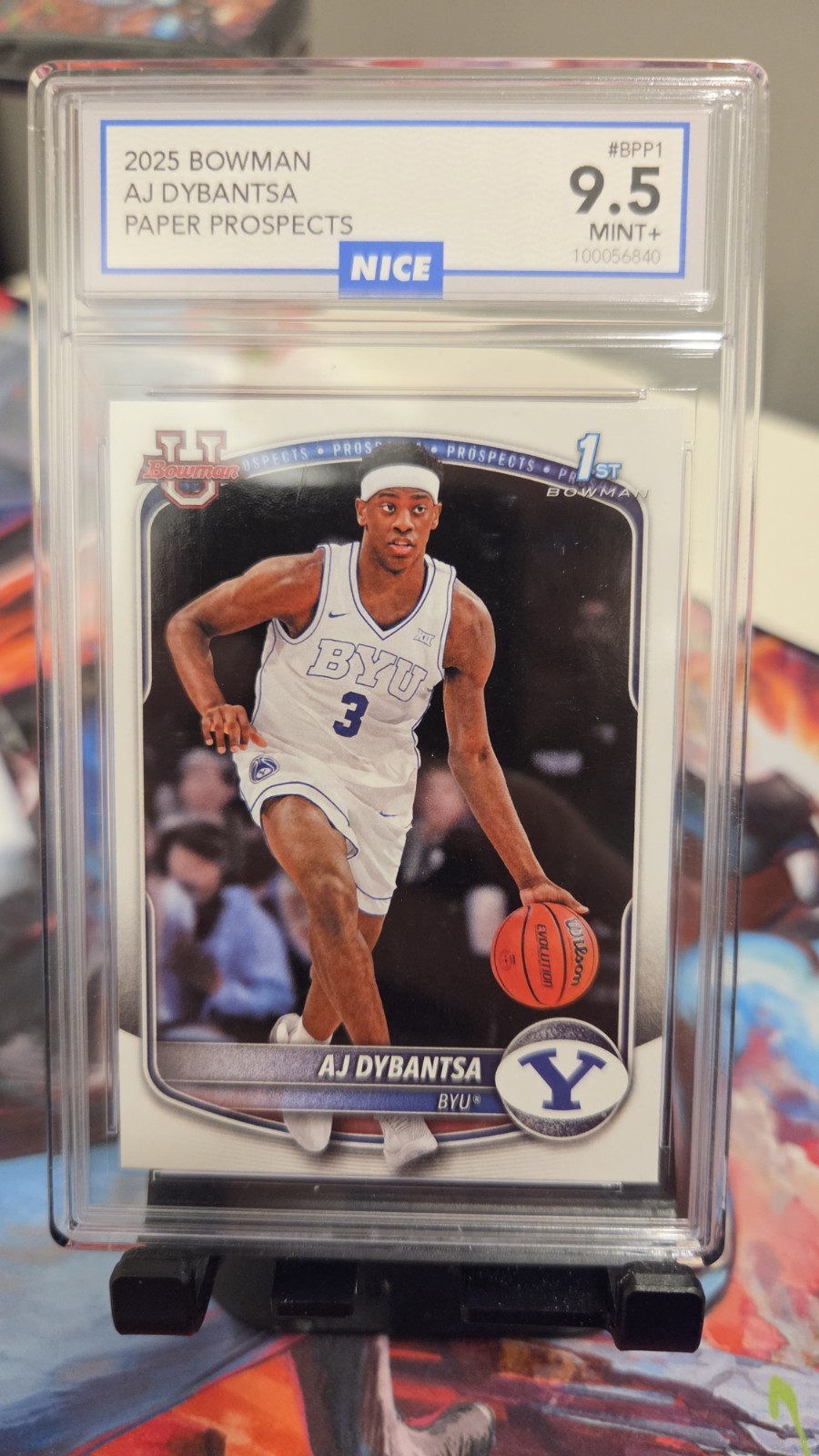 AJ Dybantsa 2025-26 Bowman 1st Prospect #BPP-1 BYU Cougars