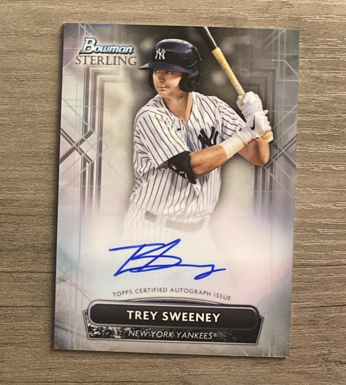2022 Bowman Sterling Prospect Auto Trey Sweeney #PA-TS Auto