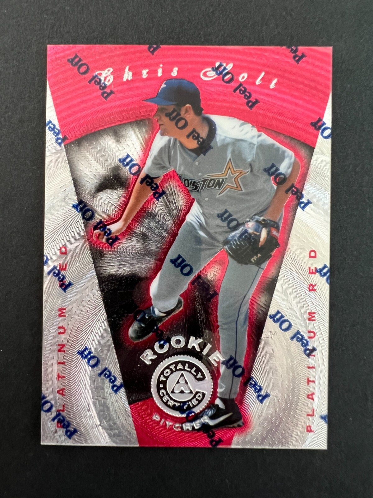 1997 Pinnacle Totally Certified – Platinum Red #132 Chris Holt /3999