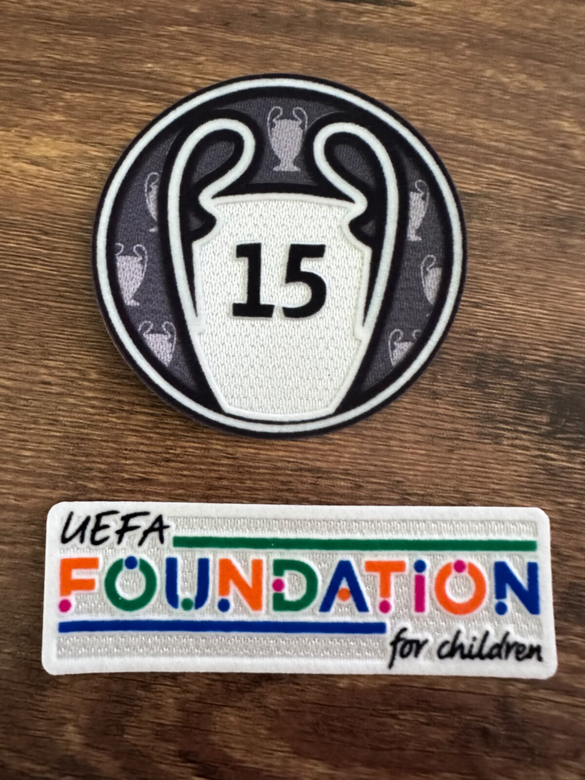UEFA Champions League Champions patch set- Real Madrid – 2024-25 season