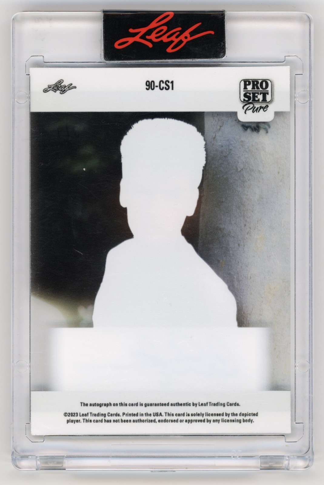 2023 Leaf Pro Set Pure Charlie Sheen Auto /7 #90-CS1 316