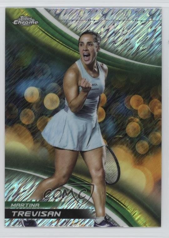2025 Topps Chrome Shimmer Refractor Martina Trevisan #151 1m01