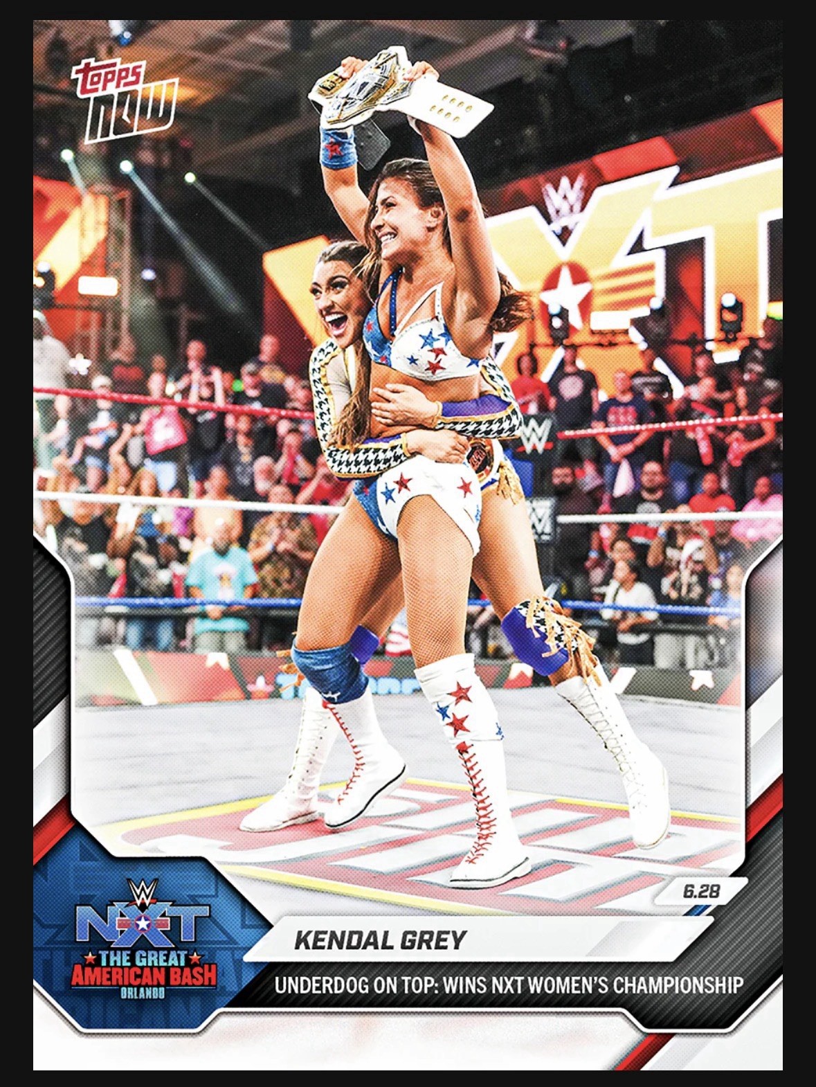 2026 Topps Now WWE #69 Kendal Grey NXT Great American Bash – Champ In Stock