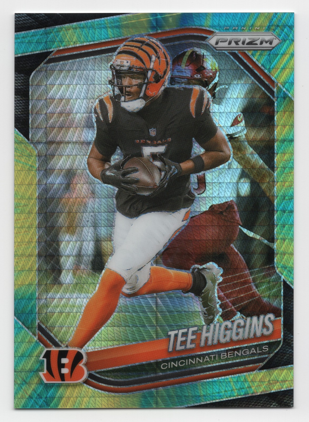 2025 Panini Prizm TEE HIGGINS #13 Hyper Prizm /200-Cincinnati Bengals