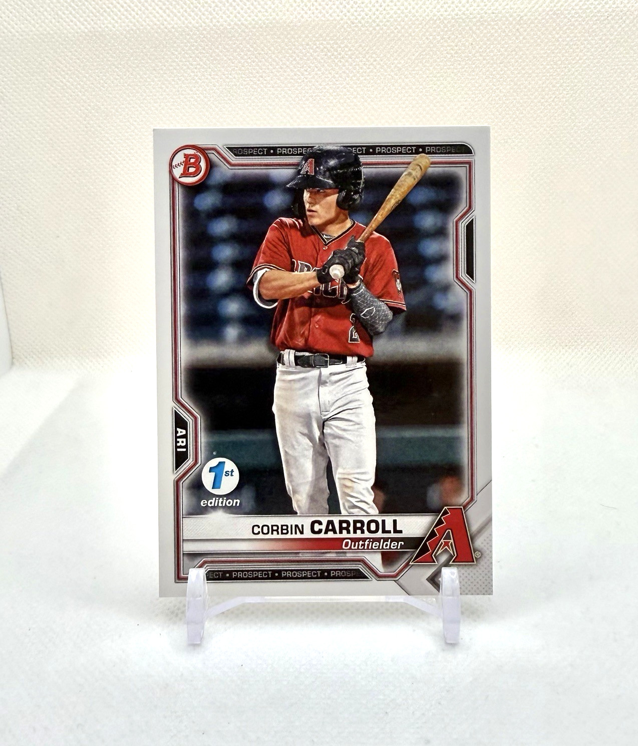 CORBIN CARROLL 1ST EDITION BOWMAN – 2021 Bowman 1st Edition #BFE142 Diamondbacks