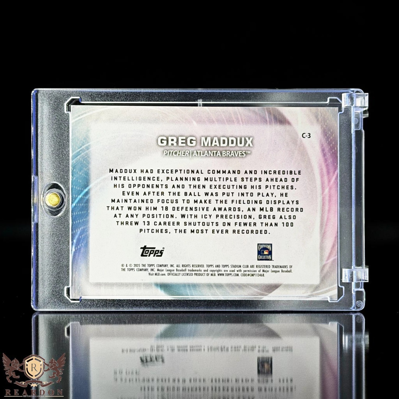 Greg Maddux SILVER RAINBOW COLOR WAVE REFRACTOR SSP STYLE TOPPS BRAVES MVP!!!!!!