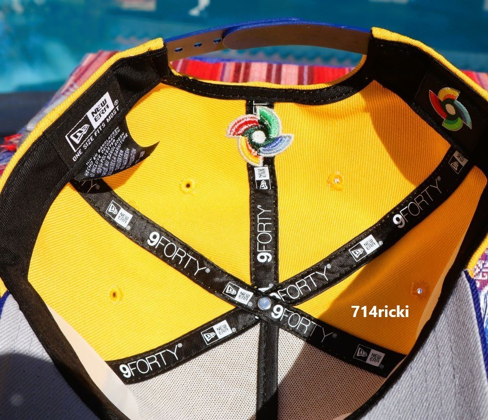 2026 WBC Colombia World Baseball Classic Snapback Hat New Era 9FORTY A-FRAME