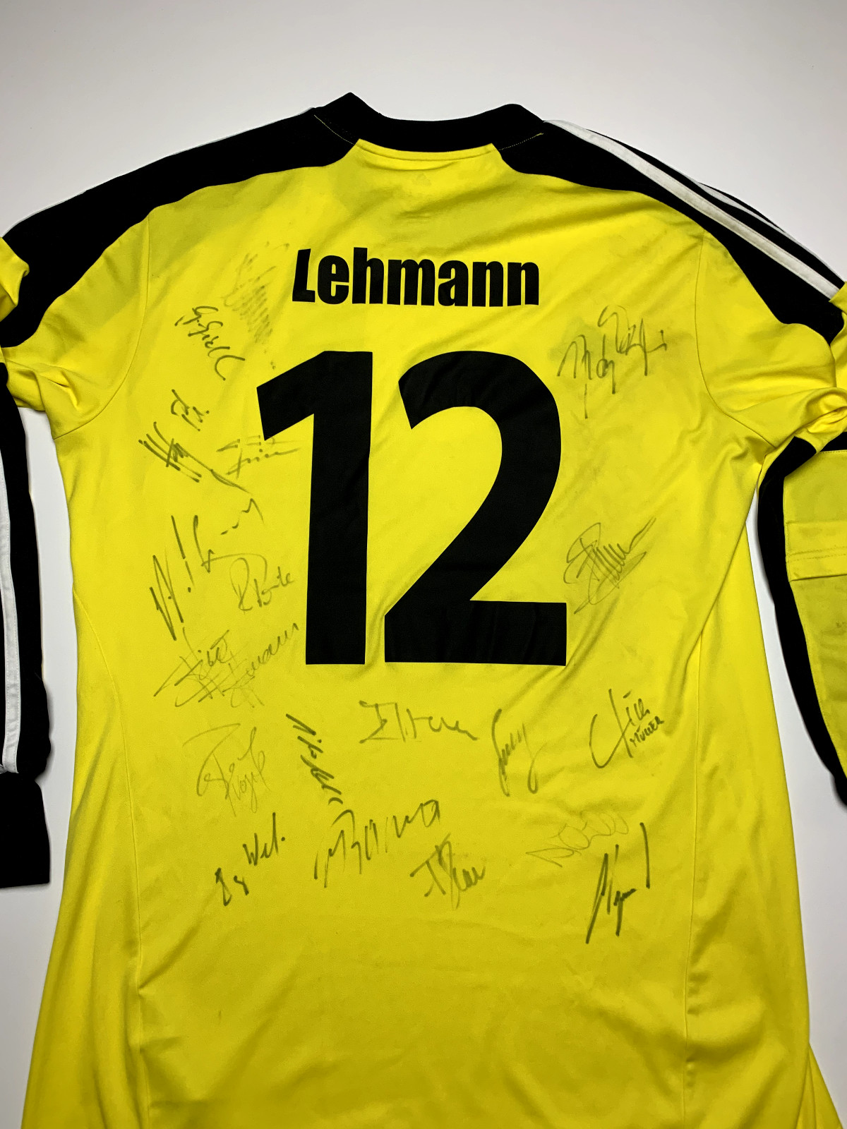 Lehmann Charity Match Worn Switzerland Germany Legends Signed Shirt 2013