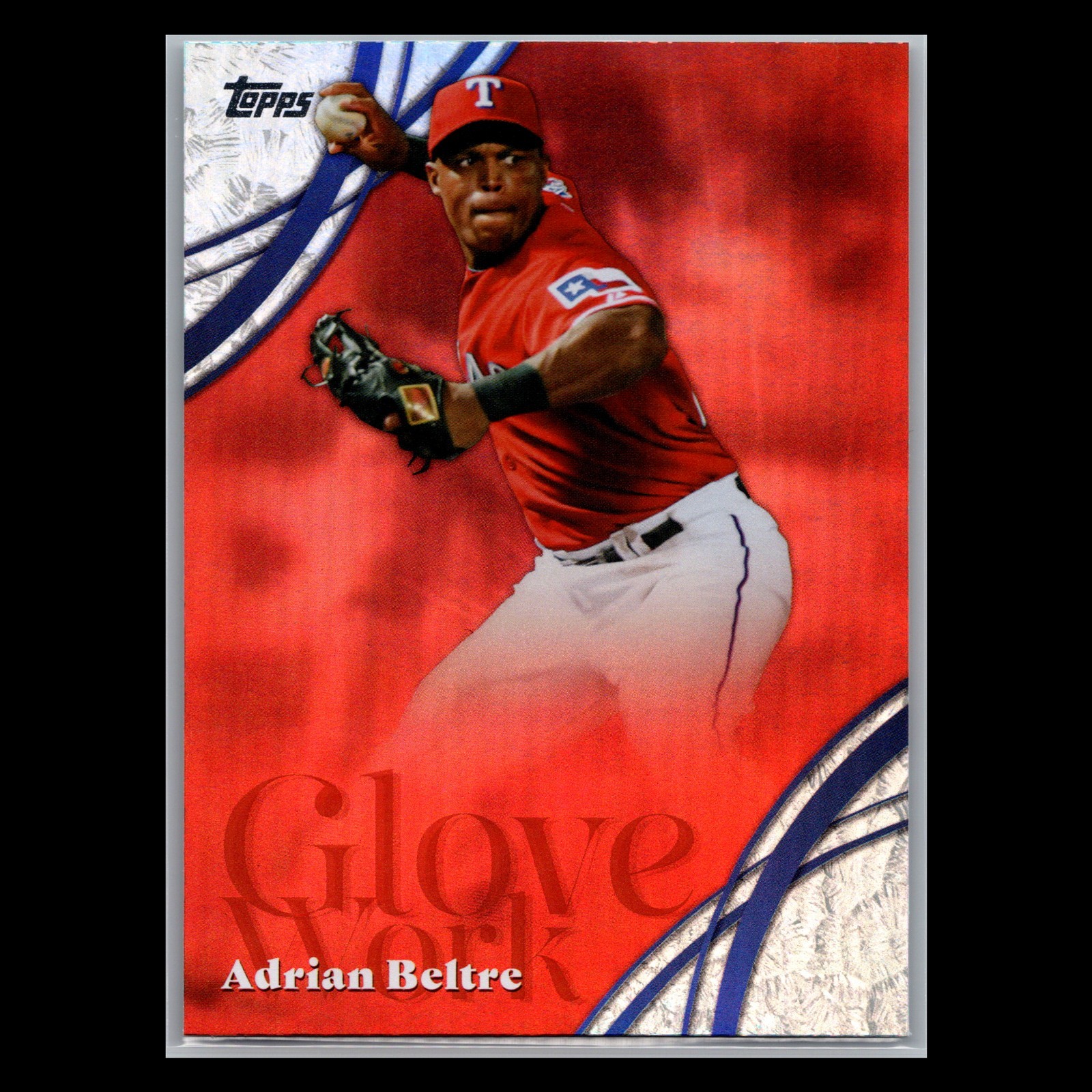 2026 Topps Series 2 #GW-10 Adrian Beltre Glove Work Texas Rangers