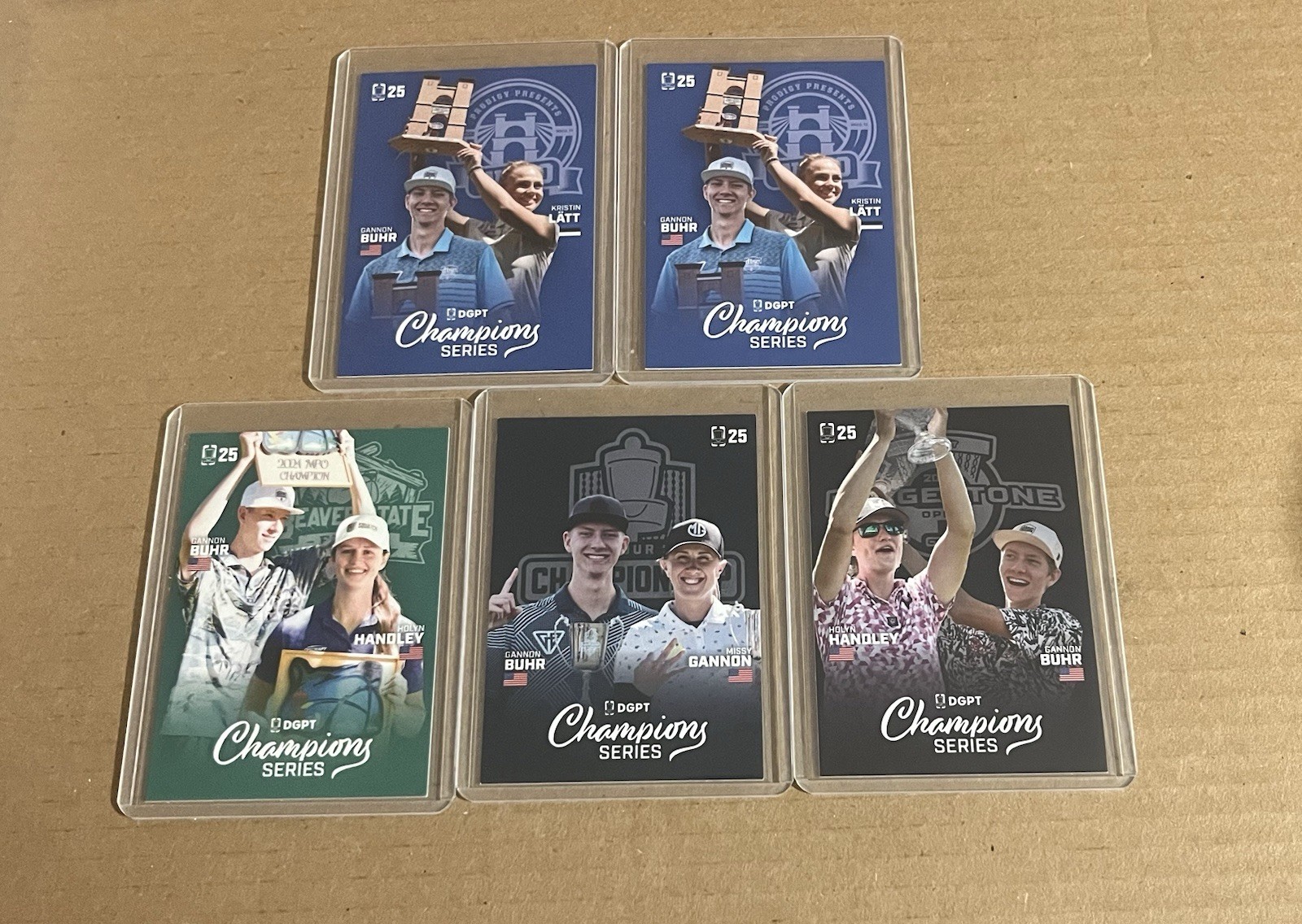 DGPT 2025 Champions Series Gannon Buhr 5-Card Lot