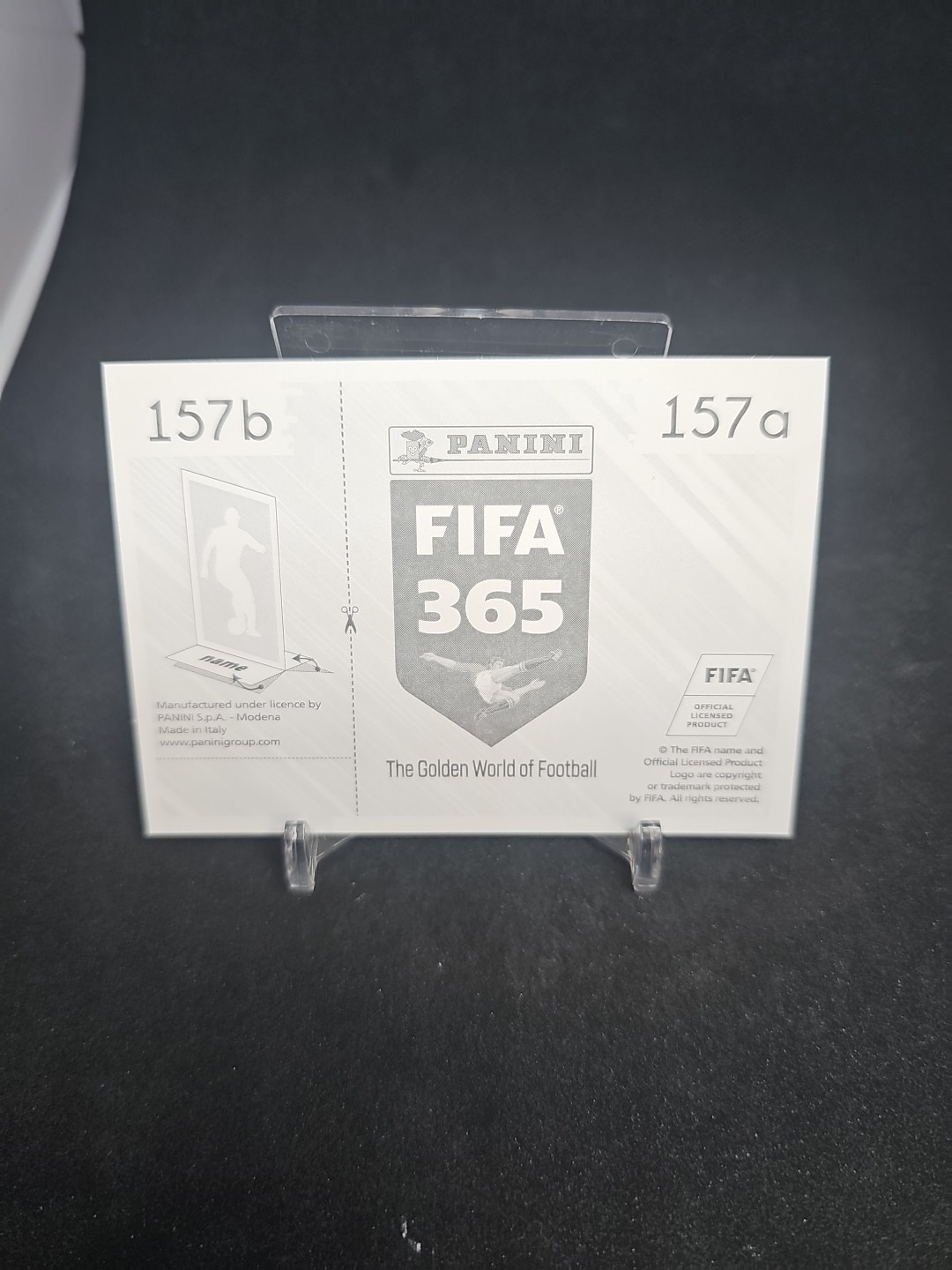 2018 Panini Fifa 365 – Kylian Mbappé #157 Gray Back PSG France