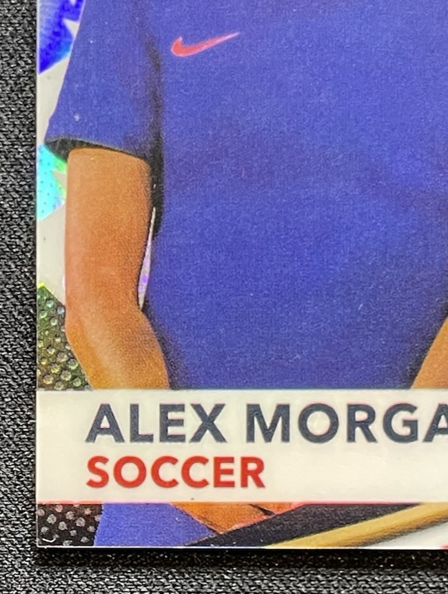 2024 Topps Chrome Alex Morgan Team USA Memorabilia Relic Player Worn Soccer