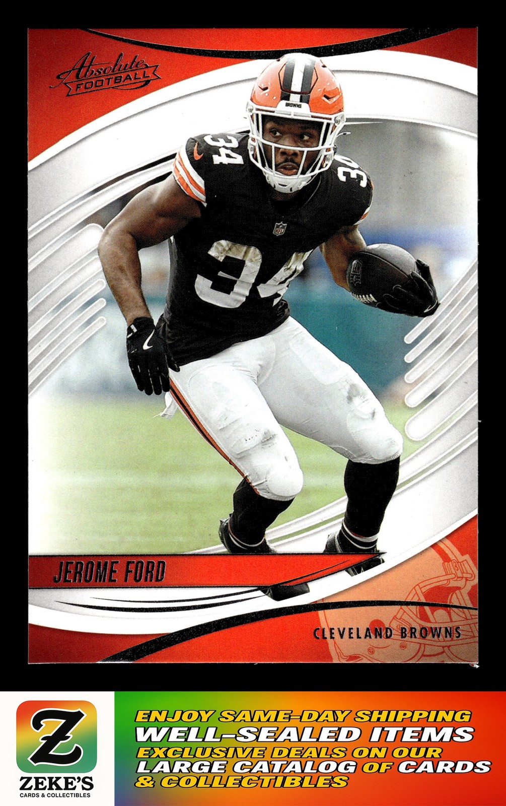 2025 Panini Absolute #82 Jerome Ford Retail