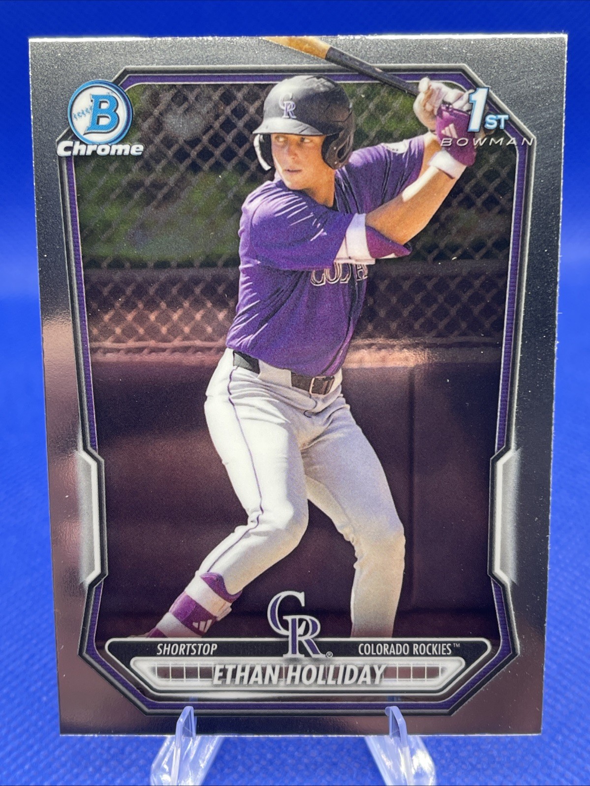 Ethan Holliday 1st Bowman Chrome 2026 Bowman BCP-1 Colorado Rockies