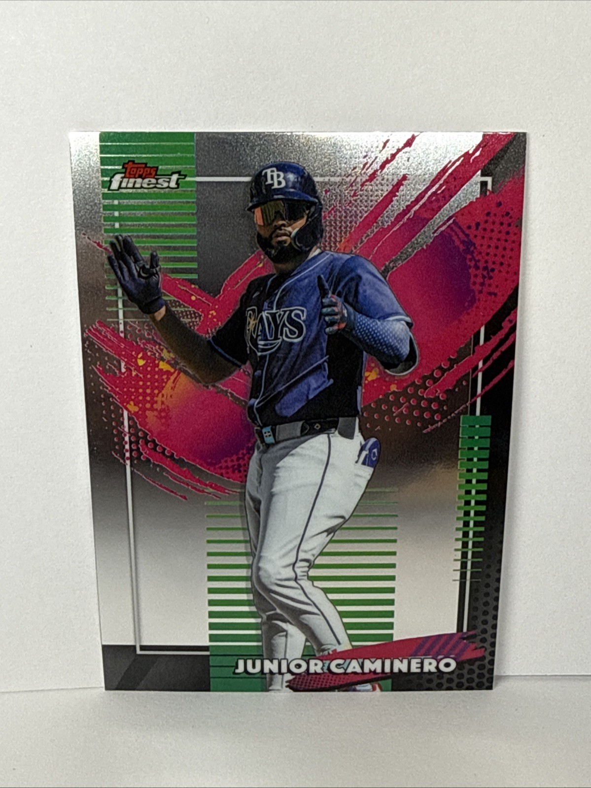 Junior Caminero RARE 2026 Topps Finest Baseball #279 Tampa Bay Rays
