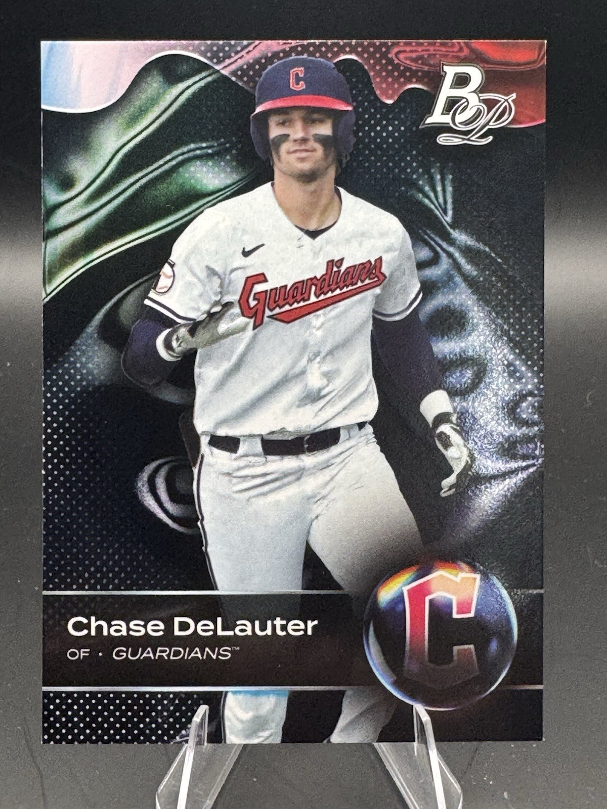 2023 Bowman Platinum Chase DeLauter Top Prospects Guardians TOP-90