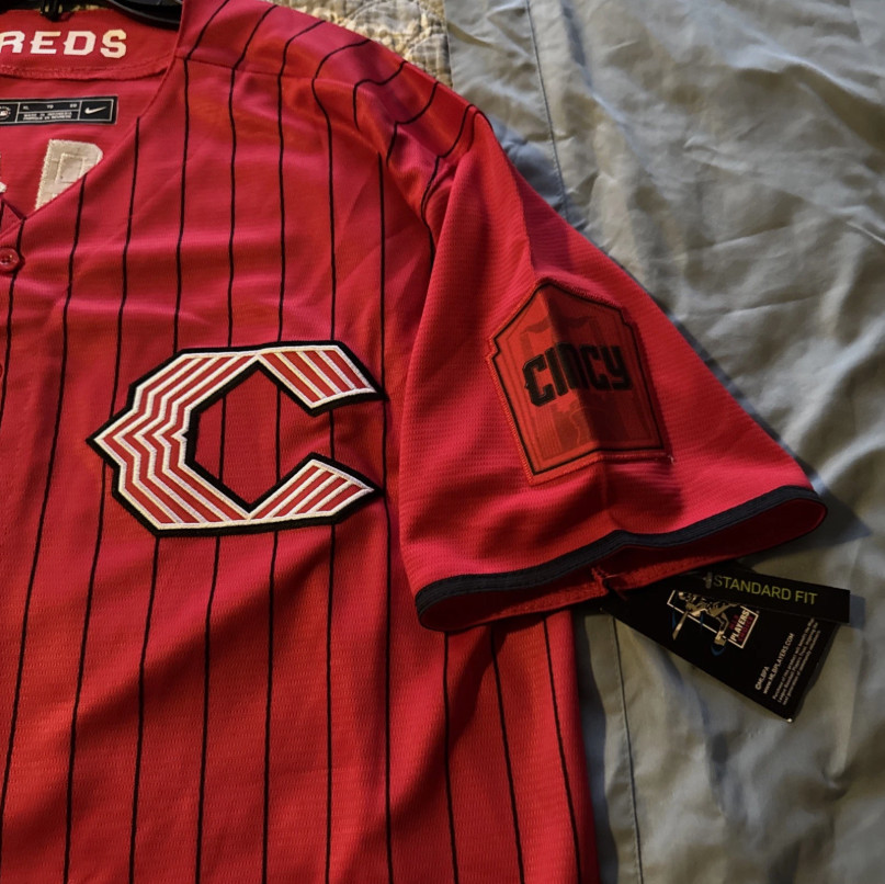 Cincinnati Reds Sal Stewart #27 Red 2026 City Connect Stadium Jersey Men’s S-3XL