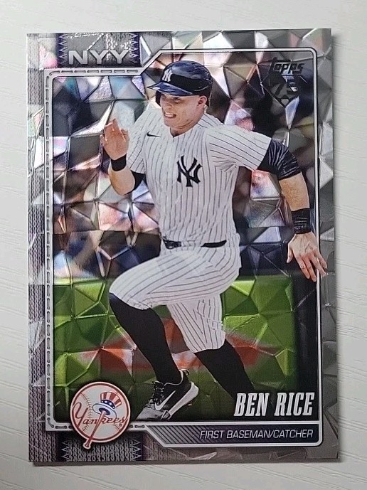 2026 Topps Series 1 Ben Rice Diamante Foil #133 New York Yankees