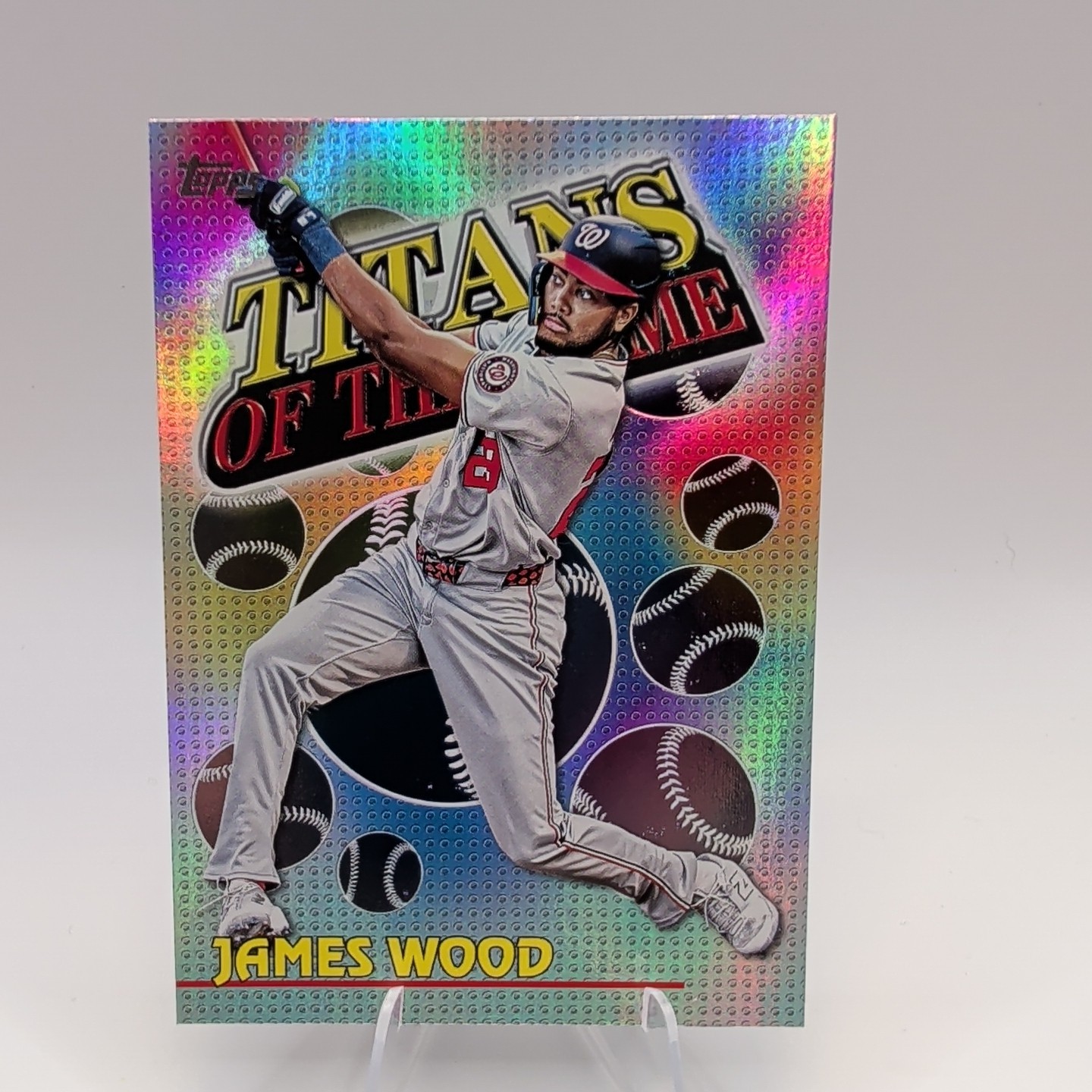 2026 Topps Series 1 Titans of the Game James Wood #TOG-15 Washington Nationals
