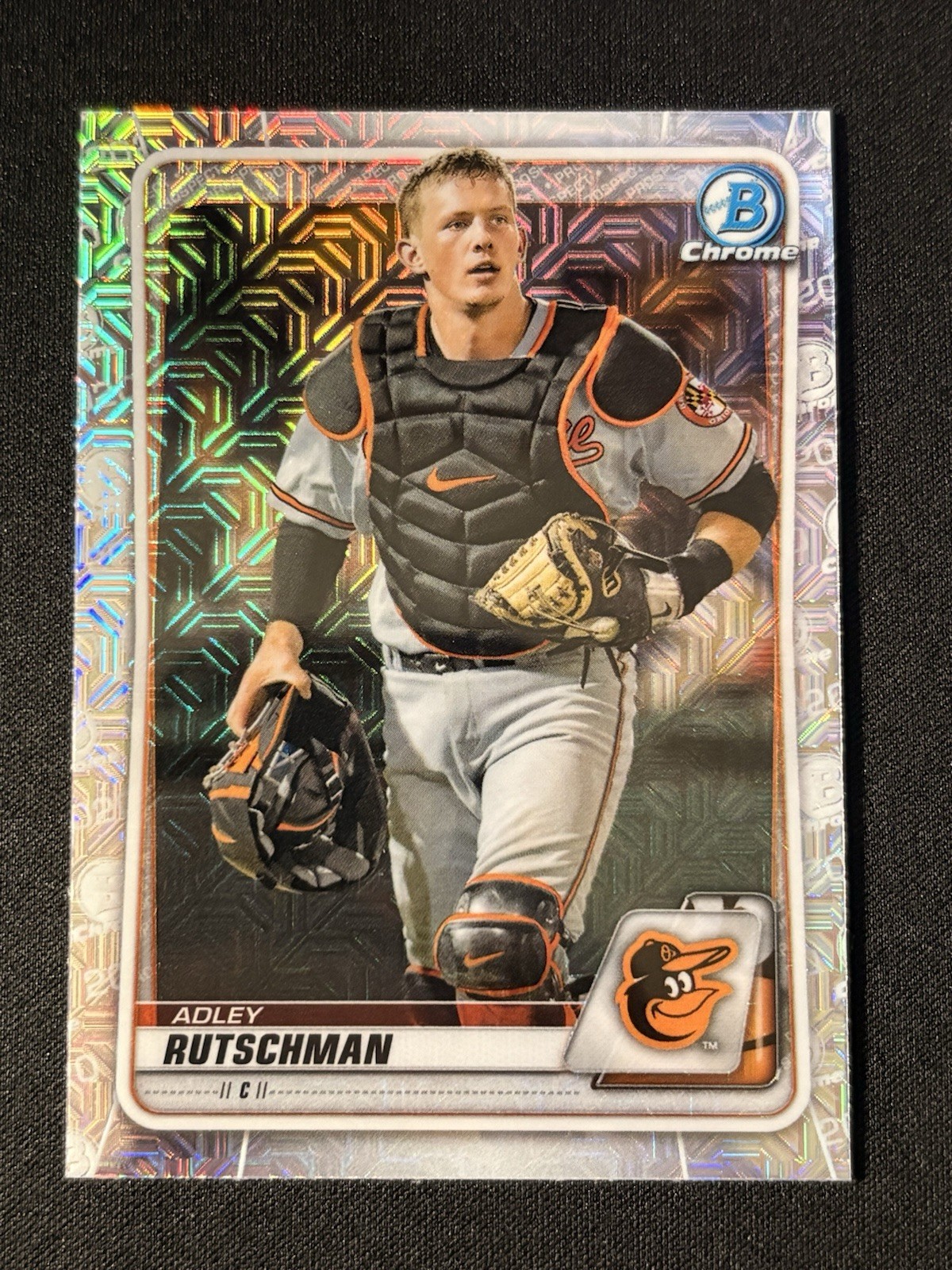 2020 Bowman Draft Chrome (RC) Adley Rutschman Mojo Refractor #BD-154