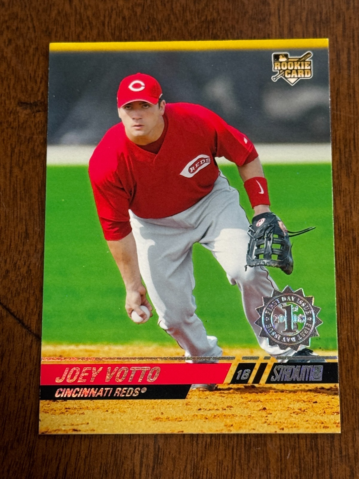 2008 Topps Stadium Club – Joey Votto #112 First Day Issue (RC) Cincinnati Reds