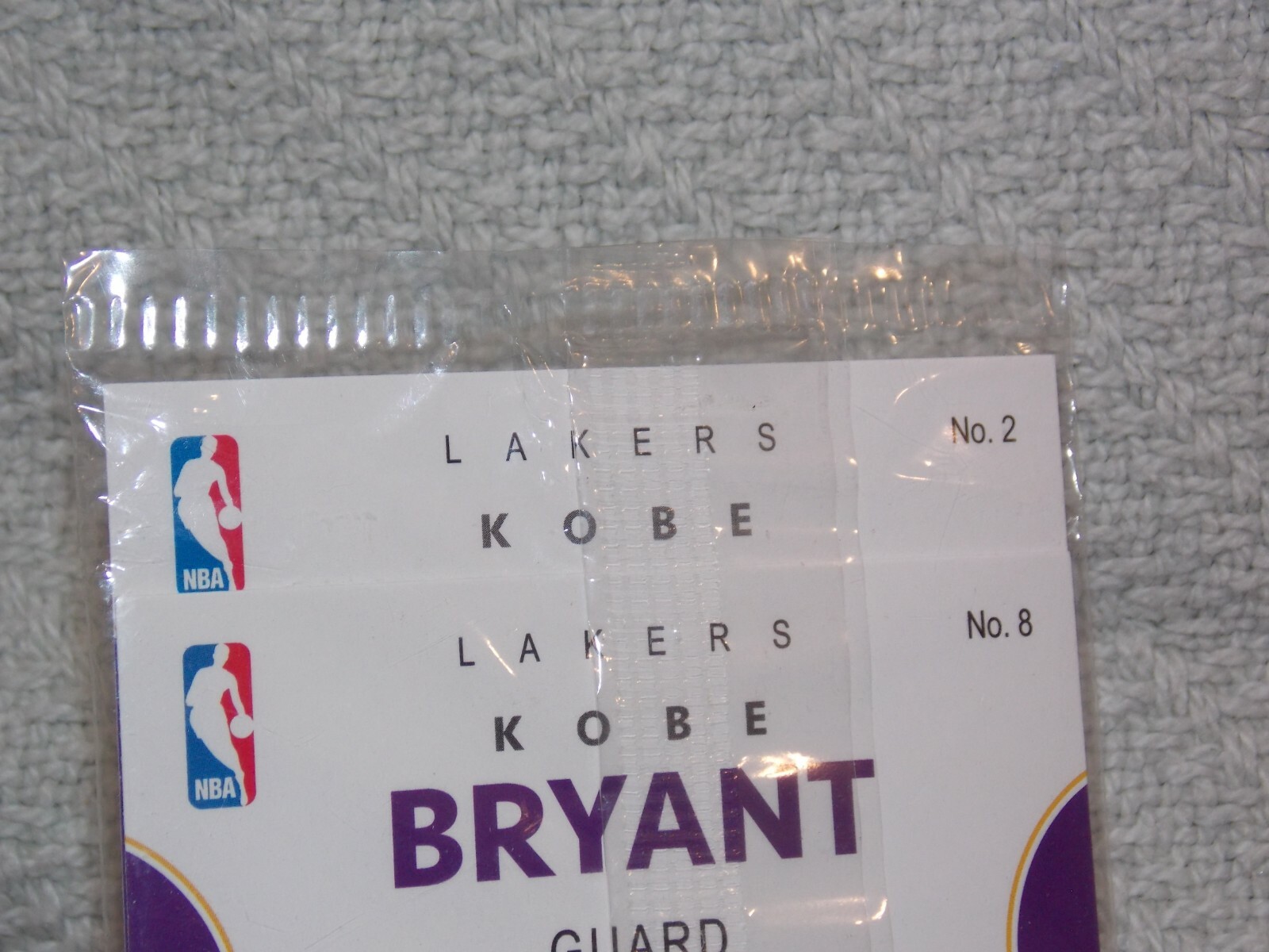 NBA Hoops 2K17 Kobe Bryant 2016-17 Panini America, INC. Trading Cards #2 & #8