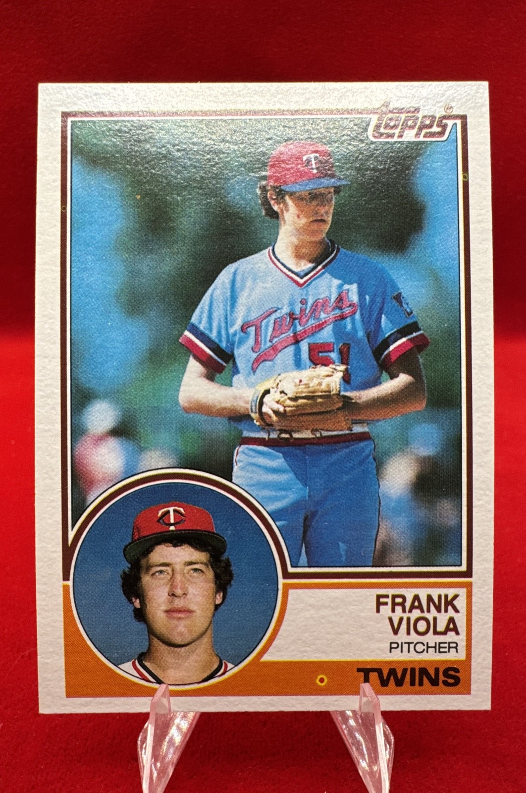 1983 Topps – Frank Viola #586 (RC). *15
