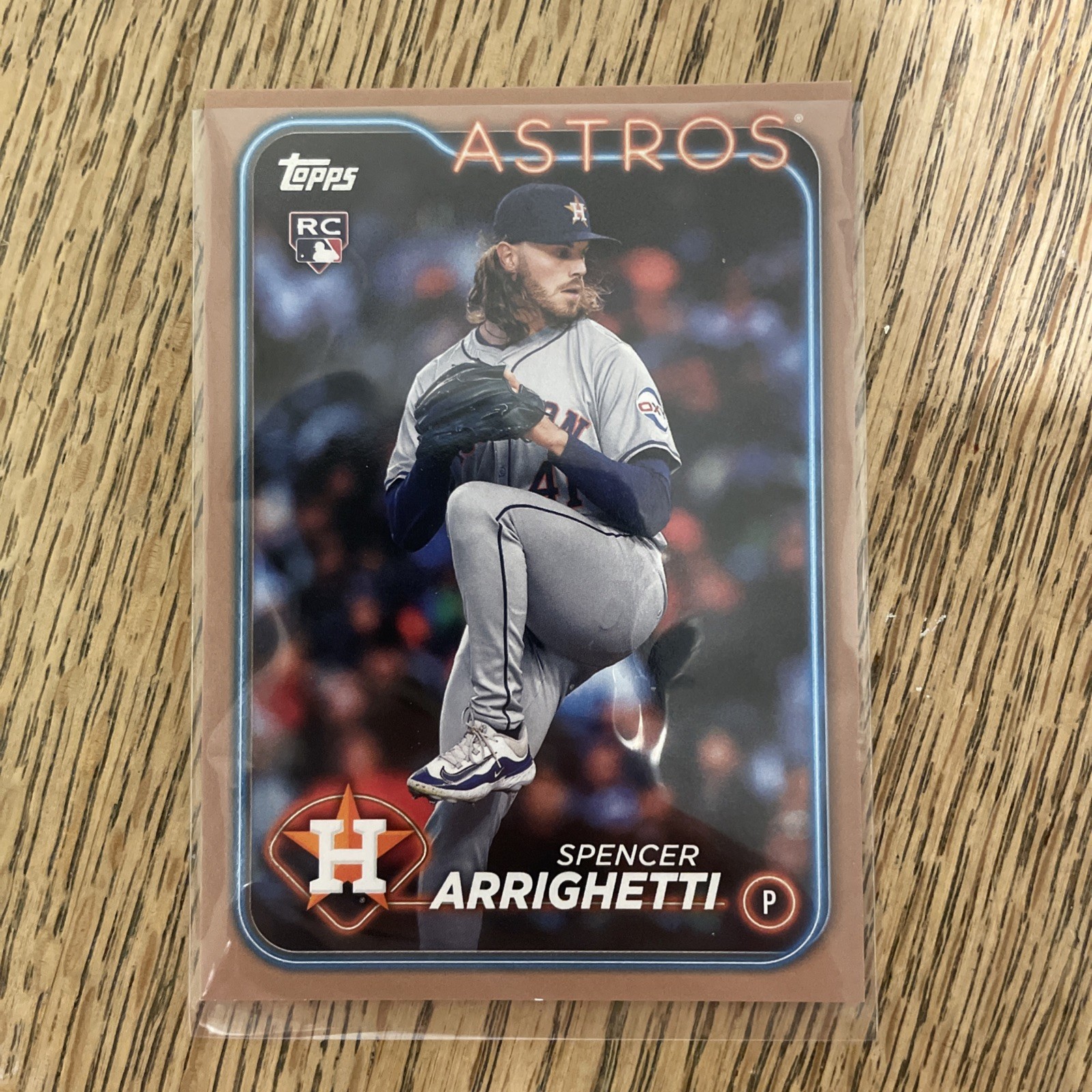 2024 Topps Update Series – Spencer Arrighetti #US52 Gold /2024 (RC)