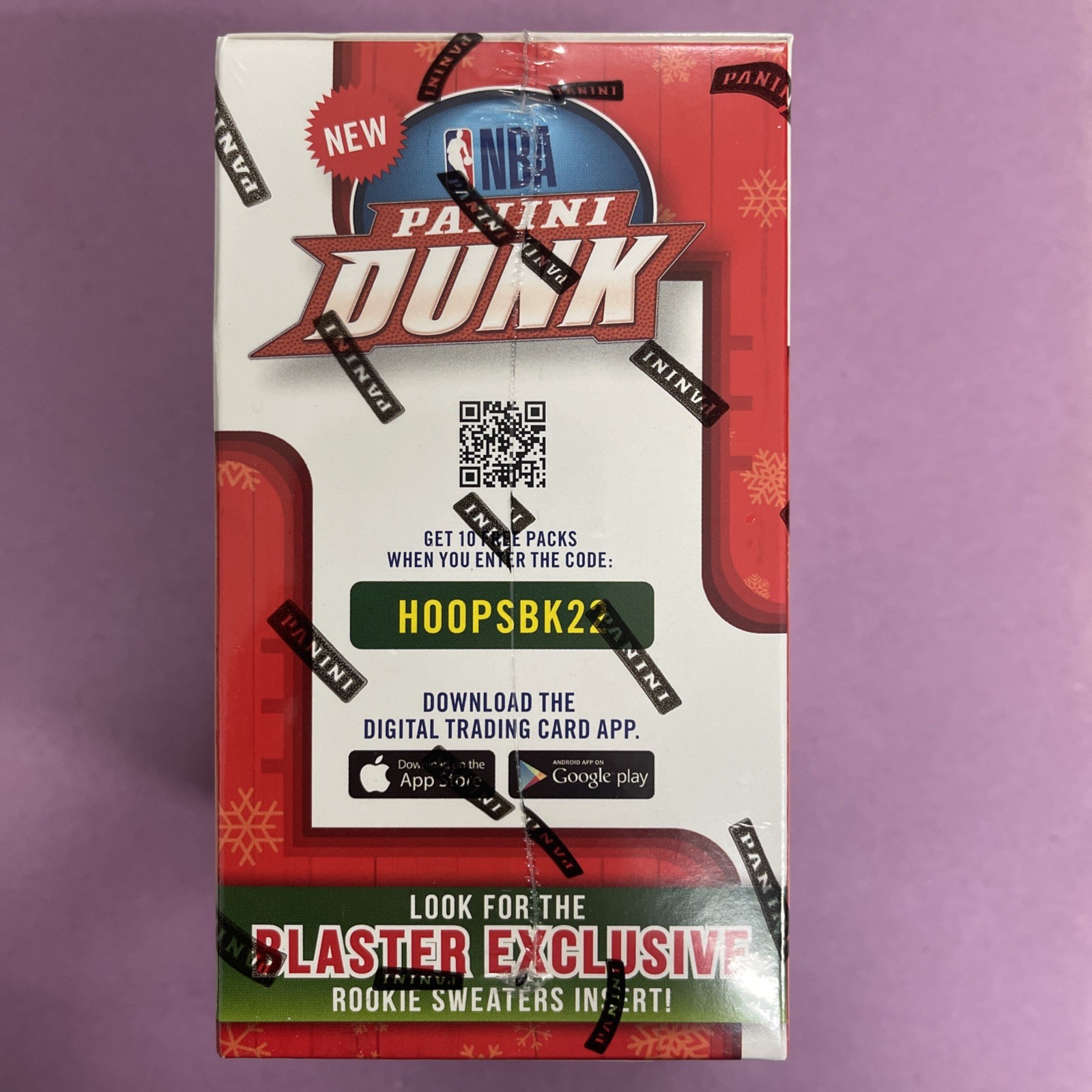 2021-22 Panini NBA Hoops Basketball Winter Exclusive Sealed Box 8 Cards-11 Packs